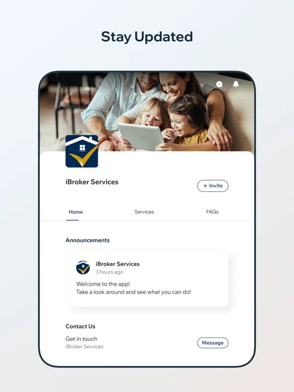Скриншоты iBroker Services iPad 