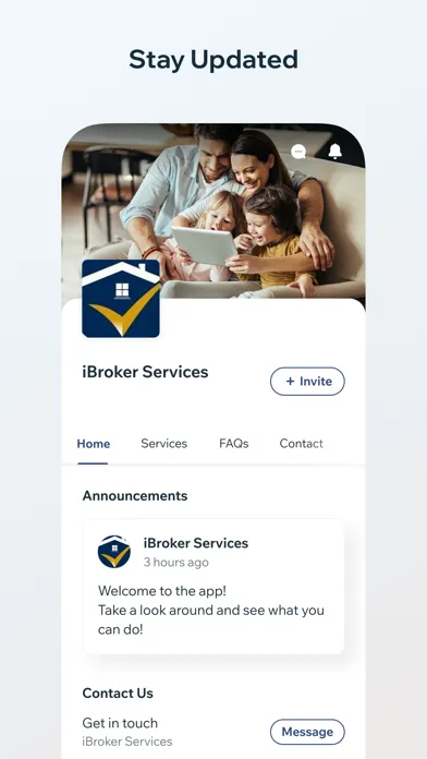 Скриншоты iBroker Services