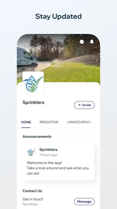 Tangkapan layar The Sprinkler Company