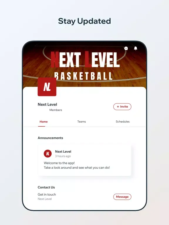 Tangkapan skrin Next Level Basketball iPad 