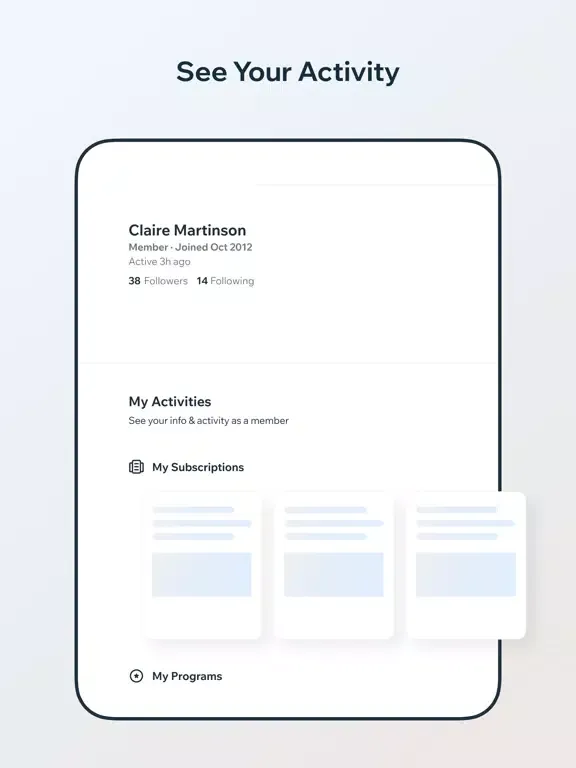 Screenshot di Cohort Coaching iPad 