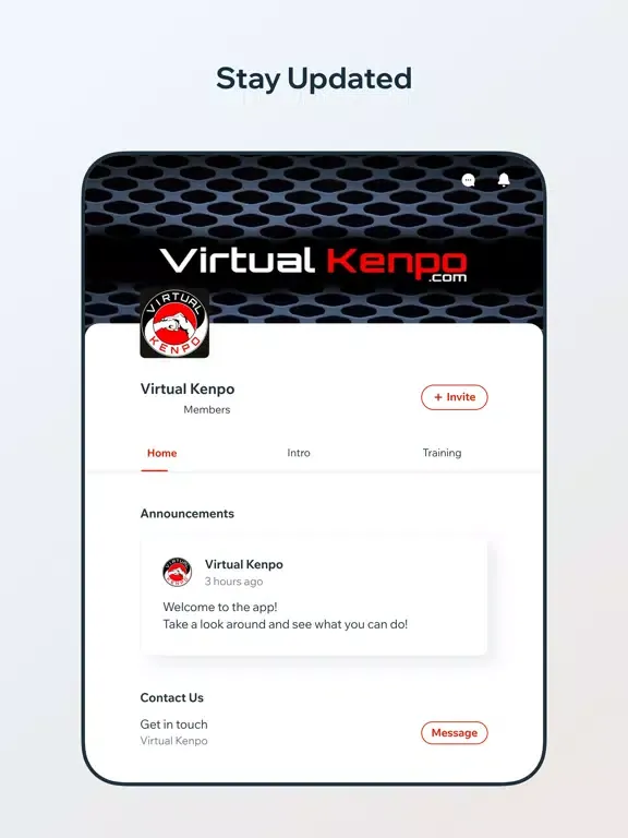 ภาพหน้าจอของ Virtual Kenpo iPad 