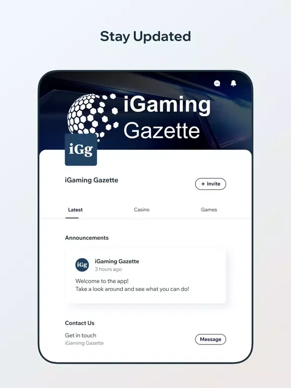 iGaming Gazette iPad  Ekran Görüntüleri