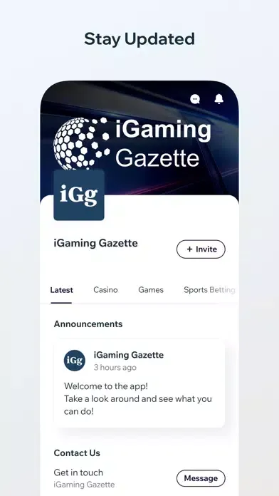 iGaming Gazette Ekran Görüntüleri
