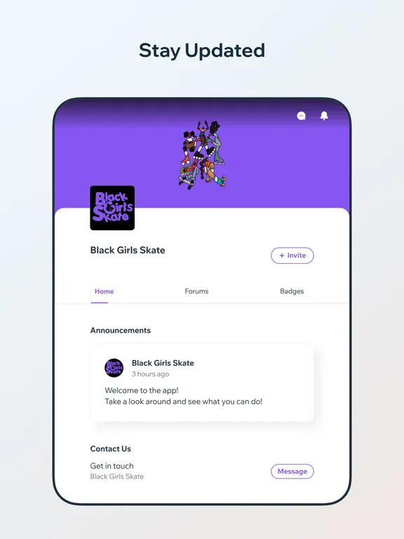 Black Girls Skate, Inc iPad  스크린샷