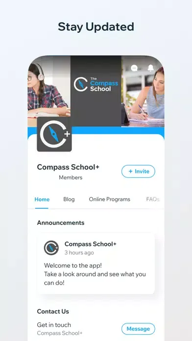 ภาพหน้าจอของ Compass School+