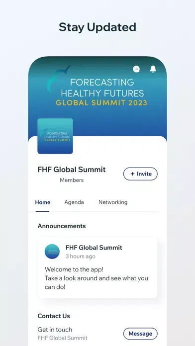 FHF Global Summit سکرین شاٹس