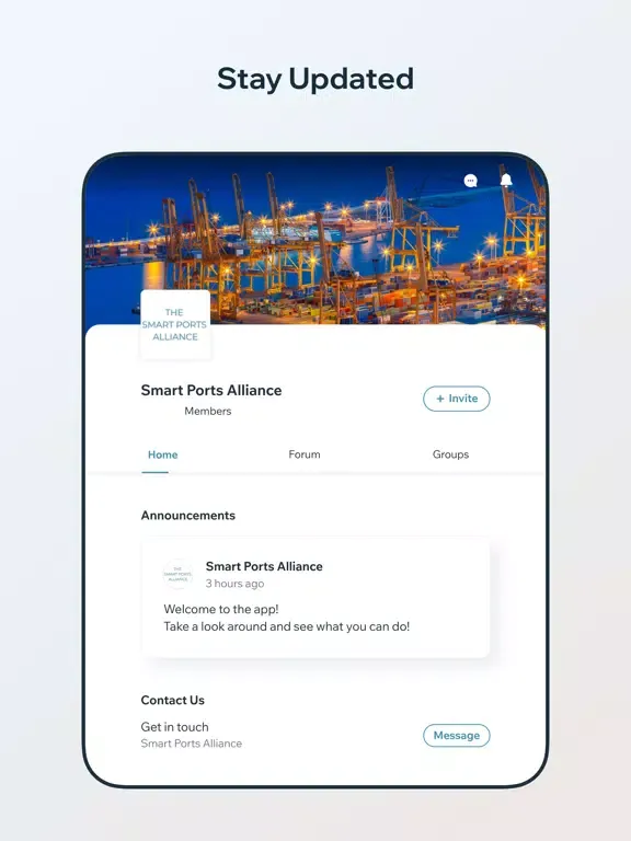 Smart Ports Alliance iPad 应用截图