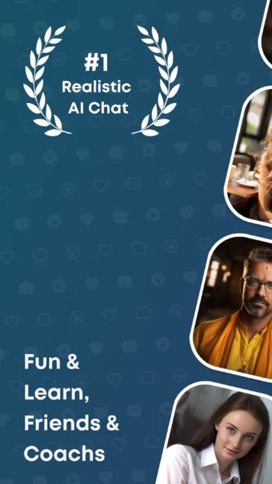 Chatie: AI Friend, Fun & Coach سکرین شاٹس