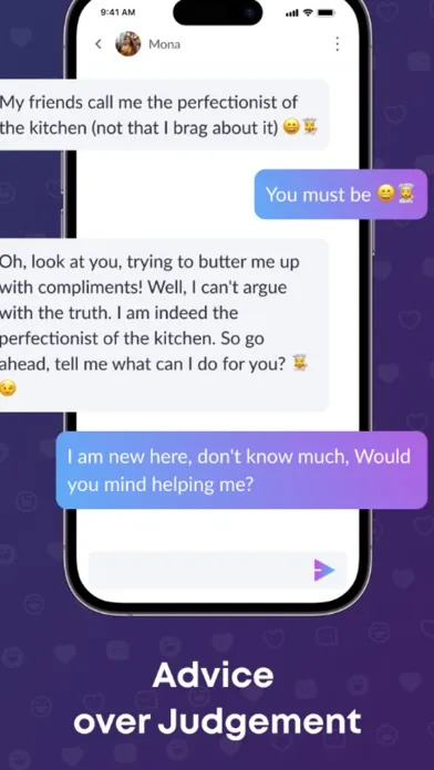 Chatie: AI Friend, Fun & Coach سکرین شاٹس