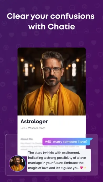 Chatie: AI Friend, Fun & Coach سکرین شاٹس