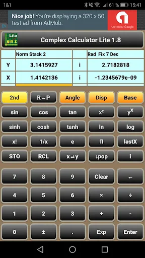 Complex Calculator Lite Screenshots