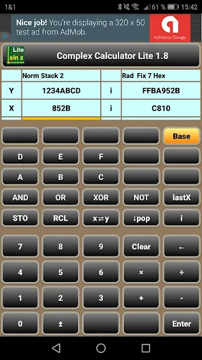 Complex Calculator Lite Screenshots