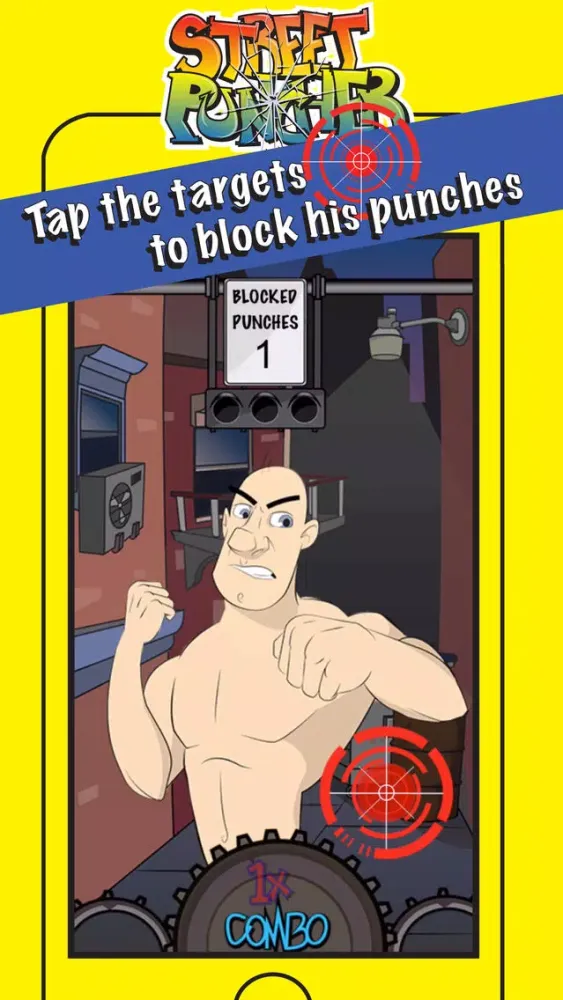Capturas de tela do Street Puncher