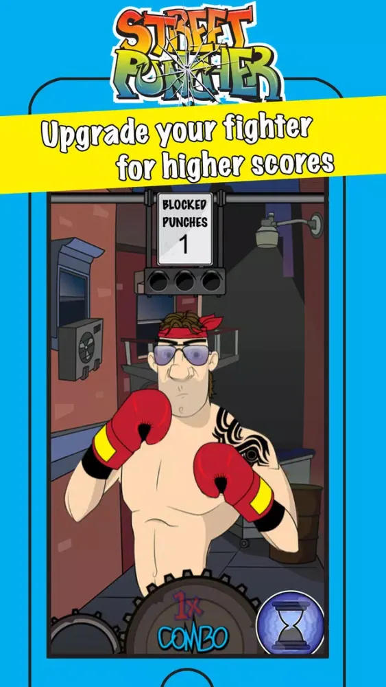 Capturas de tela do Street Puncher