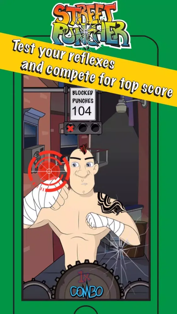 Capturas de tela do Street Puncher