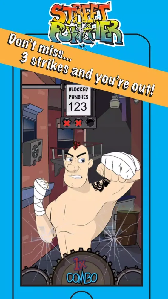 Capturas de tela do Street Puncher