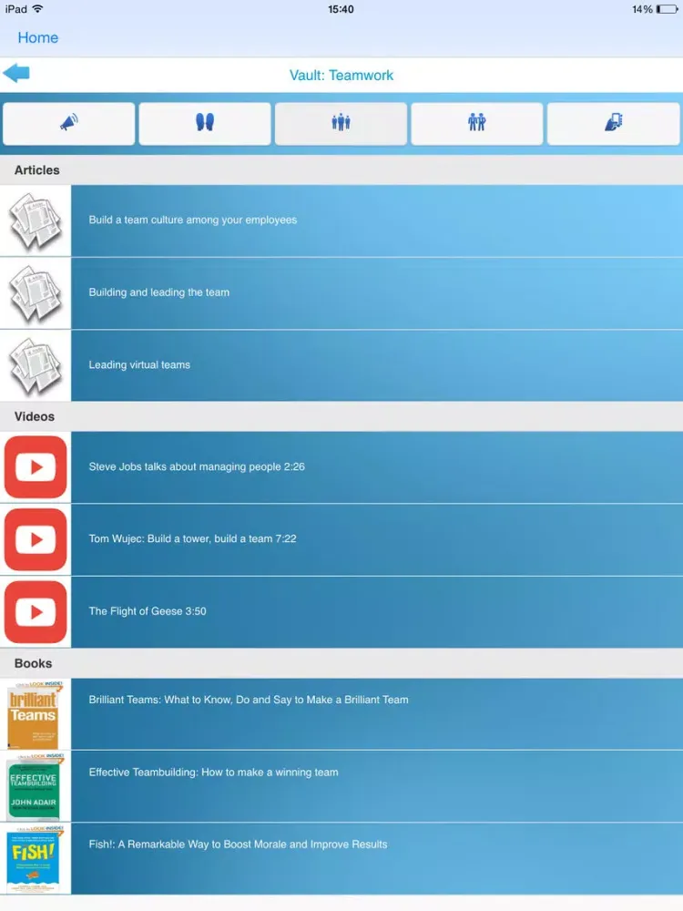 Business Leader's App iPad  Screenshots