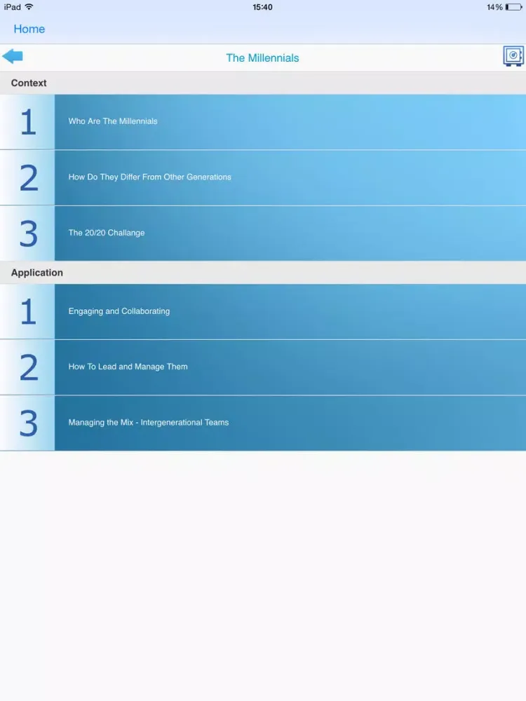 Business Leader's App iPad  Screenshots