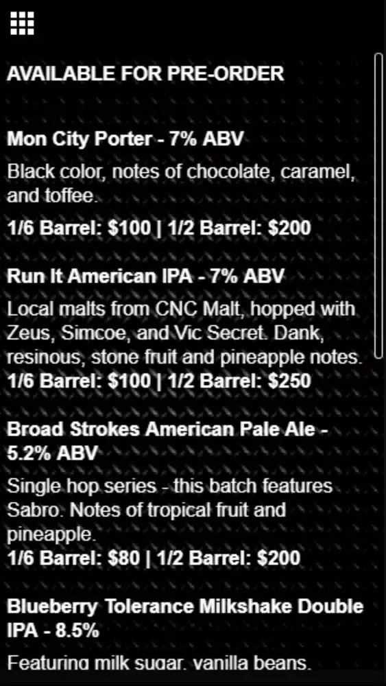 Breaking Brews Sales Manifest স্ক্রিনশট