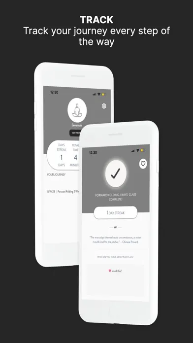 Stretch. Sweat. Align. Screenshots