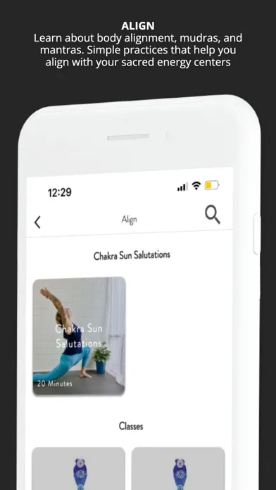 Stretch. Sweat. Align. Screenshots