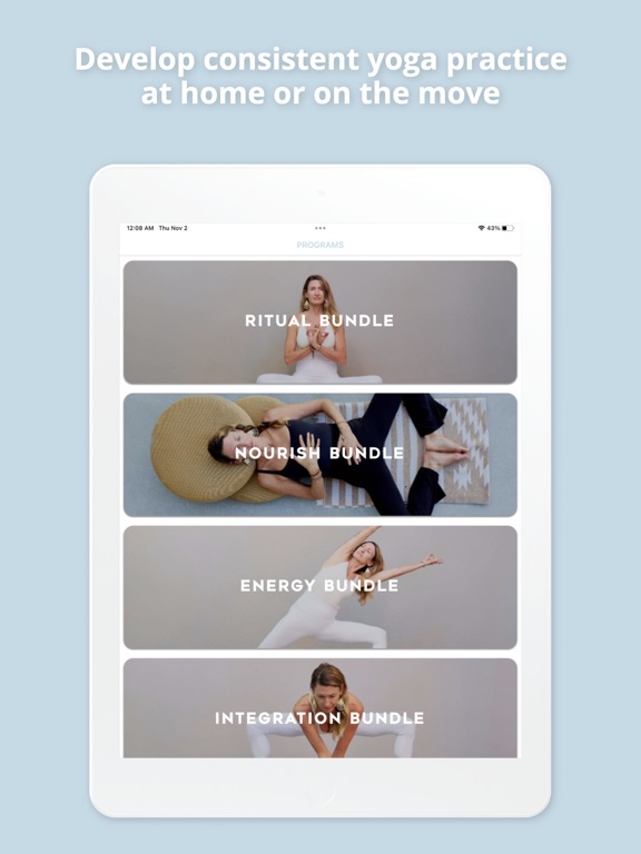 stONE Yoga by Janet Stone iPad 应用截图