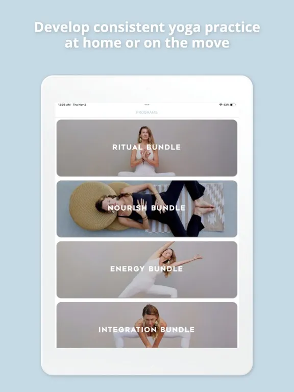 Screenshot di stONE Yoga by Janet Stone iPad 
