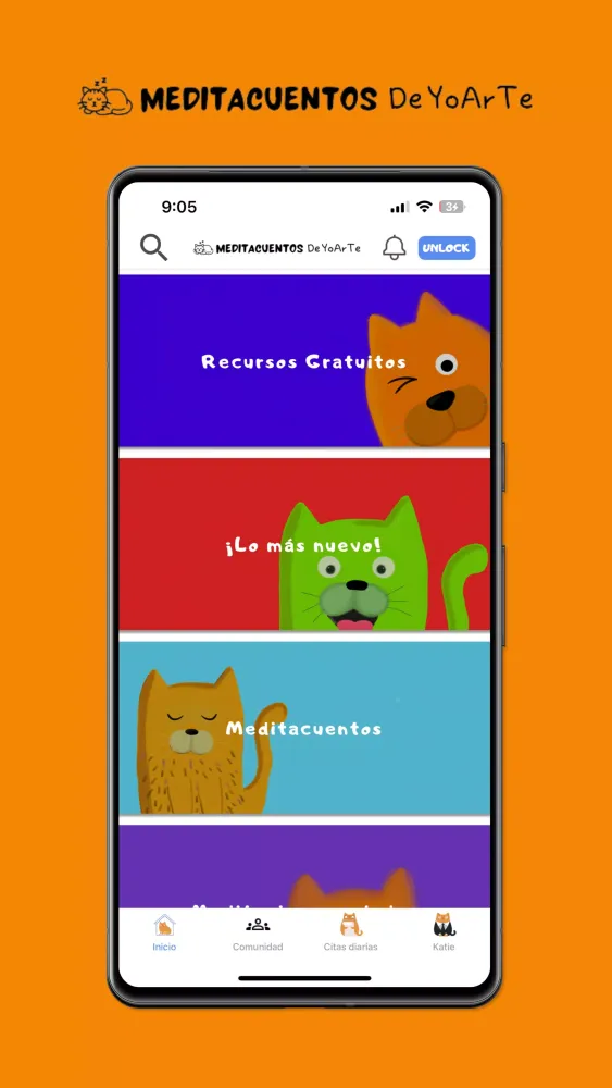 Capturas de pantalla de Meditacuentos de YoArTe