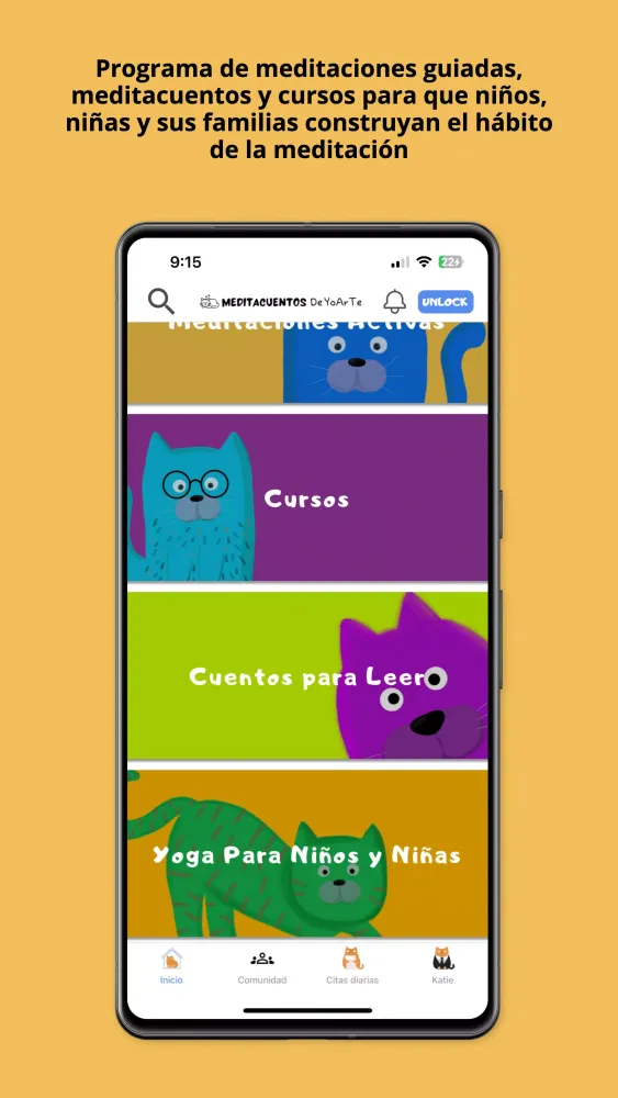 Capturas de pantalla de Meditacuentos de YoArTe