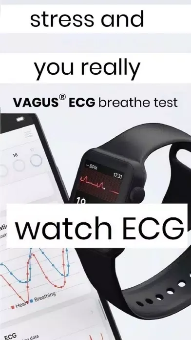 ภาพหน้าจอของ Breathe ECG
