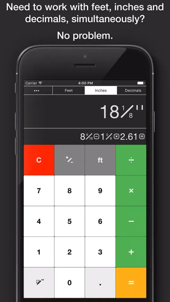Workman's Construction Calculator应用截图