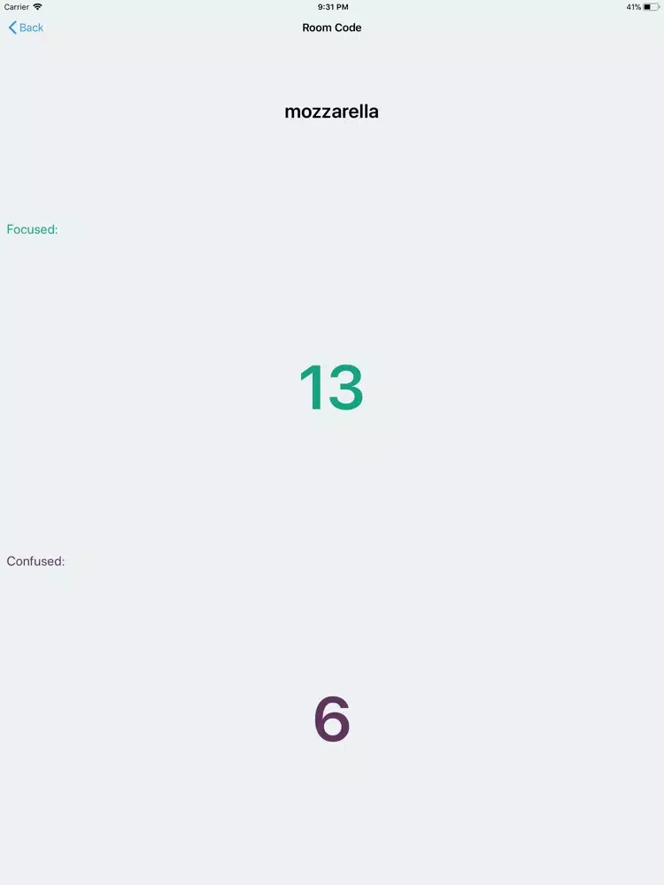 Focus Live Poll iPad  سکرین شاٹس