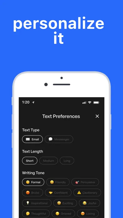 Capturas de pantalla de brevy. - A.I. E-mail assistant