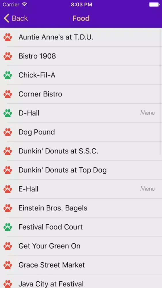 iMadison JMU Screenshots