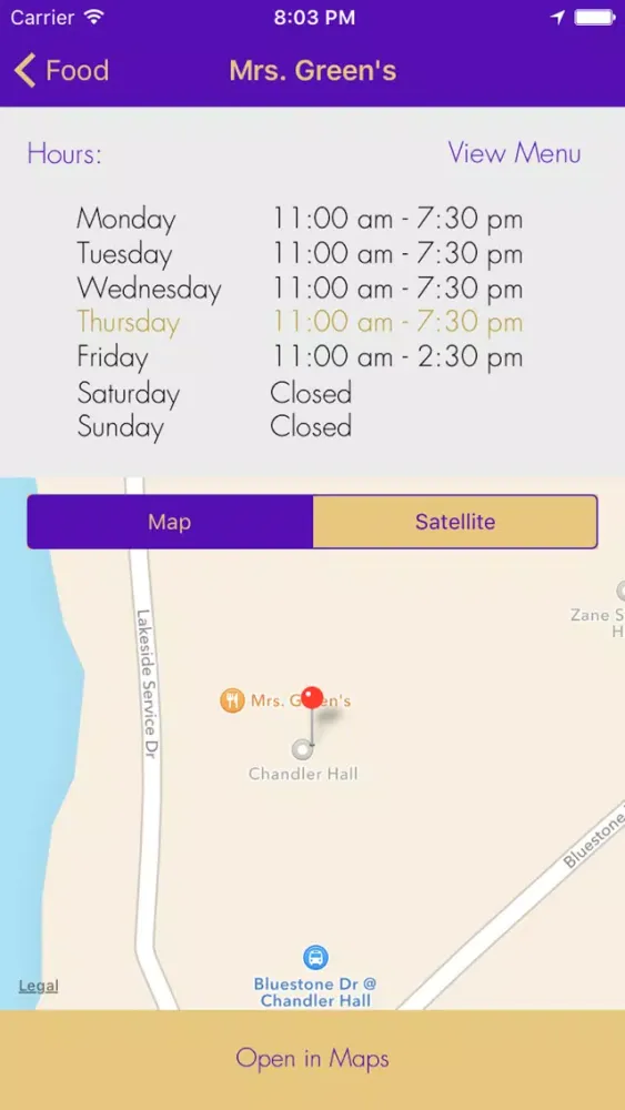 iMadison JMU Screenshots