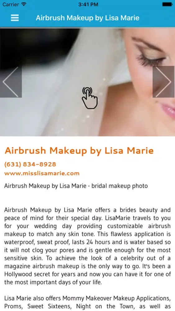 Capturas de pantalla de Airbrush Makeup by Lisa Marie