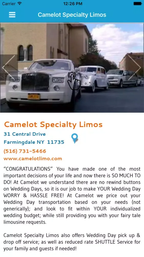 Camelot Specialty Limos應用截圖