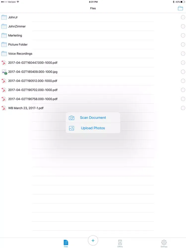 BridgeSTOR Coronado iPad 应用截图