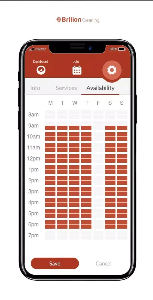 Brilion Crew App Screenshots