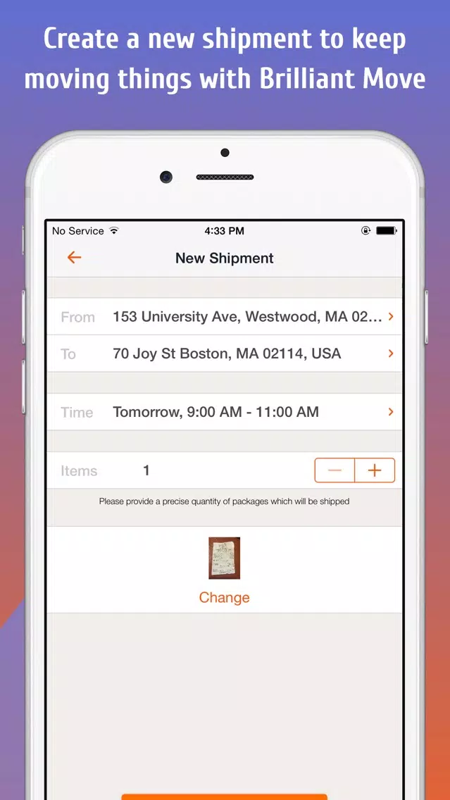 Brilliant Move - Customer স্ক্রিনশট