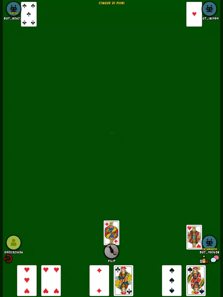 Tangkapan layar Briscola Chiamata (Koware) iPad 