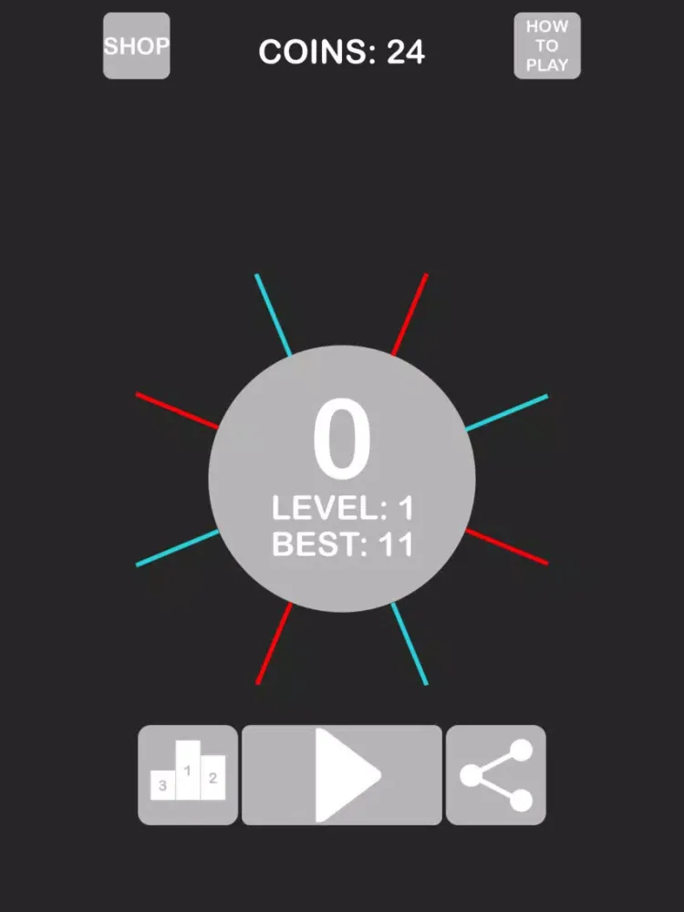 Ảnh chụp màn hình của Drop the Line iPad 