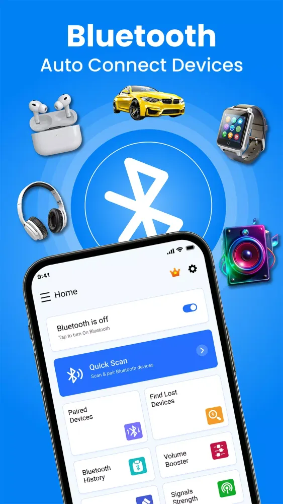 Bluetooth Auto Connect Devices Screenshots