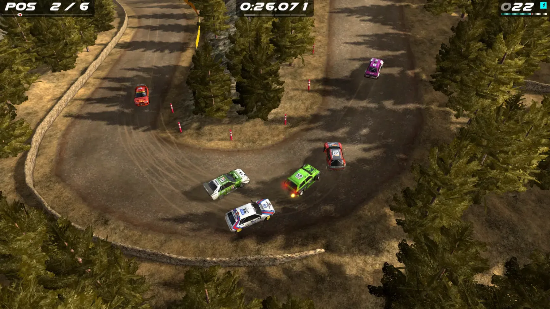 Rush Rally Origins Demo スクリーンショット