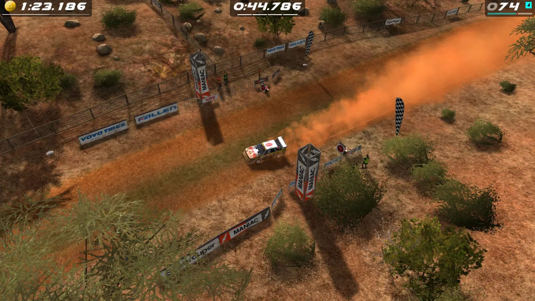 Rush Rally Origins Demo スクリーンショット