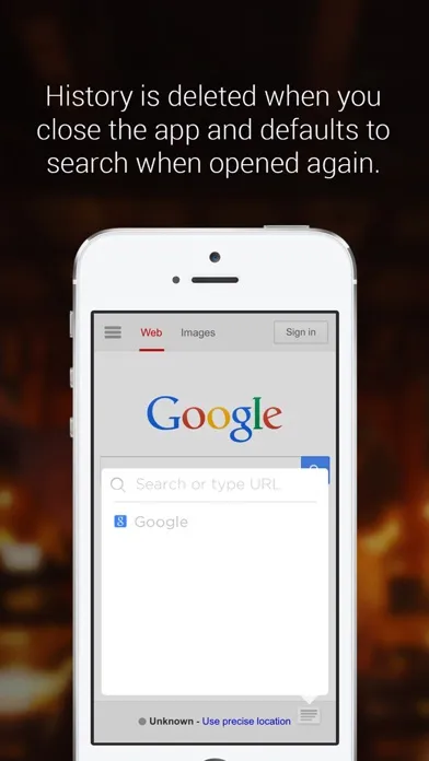 Private Browser for iPhone with Full Screen سکرین شاٹس