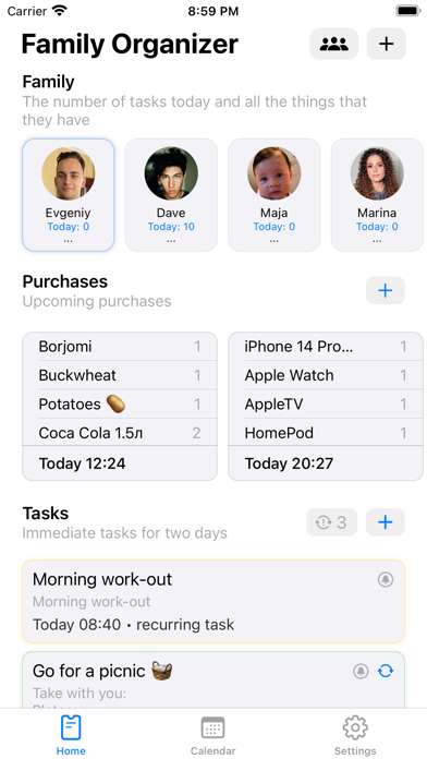 Fami: Family Organizer Screenshots