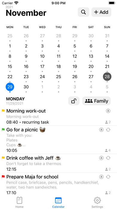 Fami: Family Organizer Screenshots