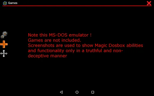 Magic Dosbox Lite Ekran Görüntüleri